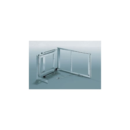 Hafele Magic Corner I Base Corner Unit System Frame for Left Hand Swinging Door Silver