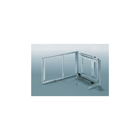 Hafele Magic Corner I Base Corner Unit System Frame for Right Hand Swinging Door Silver