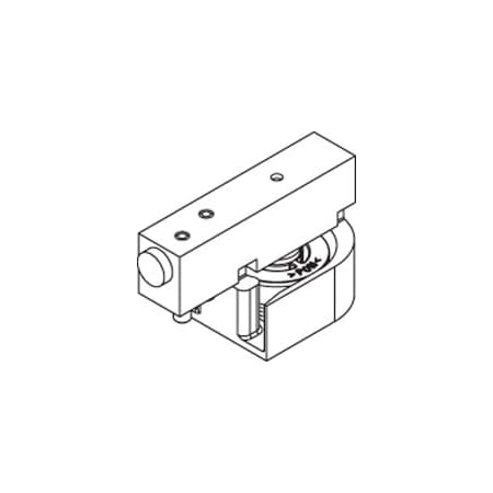 Hafele HAWA Deflection Roller with End Stops for Multi-Door System N/A