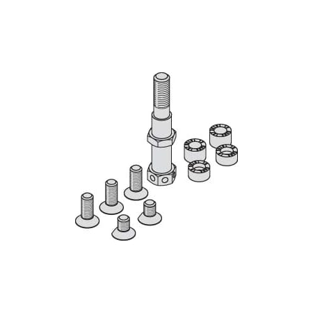 Hafele HAWA Junior M10 Suspension Bolt for Connecting Patch Suspension to Running Gear N/A