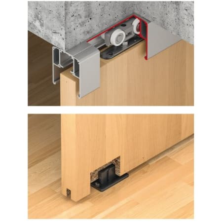 Hafele Slido D-Line11 120C Sliding Door Hardware Set without Running Track N/A
