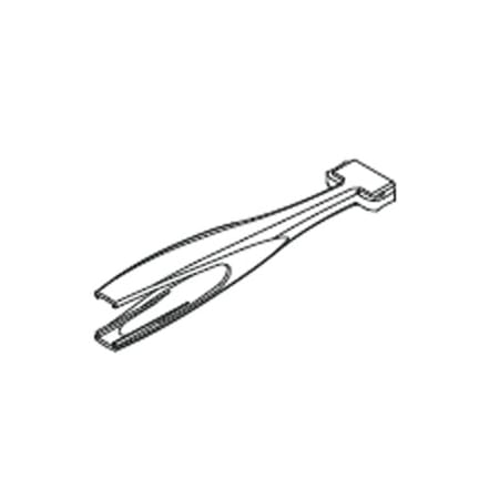 Hafele EKU Plastic Track Cleaning Tool for Sliding Door Tracks Silver