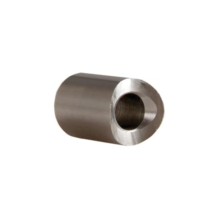 Hafele 1" Spacer for Top Hung Wood Sliding Door System with Baseboard or Trim Stainless Steel