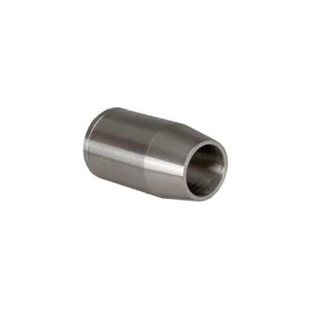 Hafele Wall Mount End Cap for Top Hung Wood or Glass Sliding Door System Stainless Steel