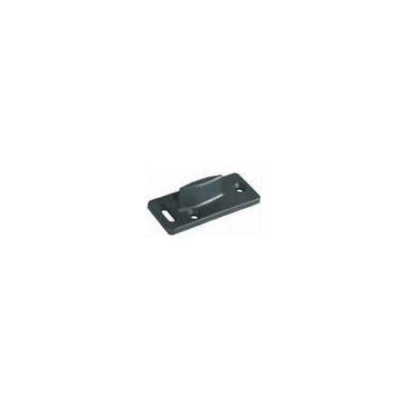 Hafele 1.75 Inch Bottom Guide for Top Hung Wood Sliding Door Systems Anthracite Gray