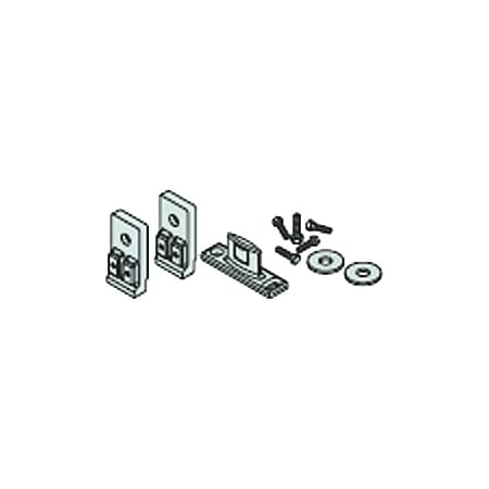 Hafele EKU End Plate Set with Screws for Sliding / Stacking Door Application N/A