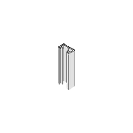 Hafele HAWA 8-Foot 2.5-Inch Aluminum Wall Profile for Sliding Glass Door Aluminum