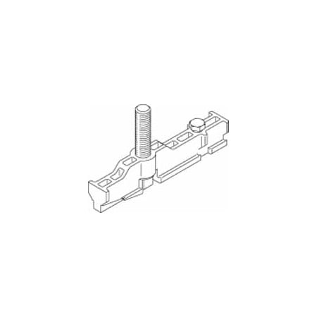 Hafele HAWA Super Suspension Plate with M12 Bolt for 550 Lb. Top Hung Sliding Glass Door N/A