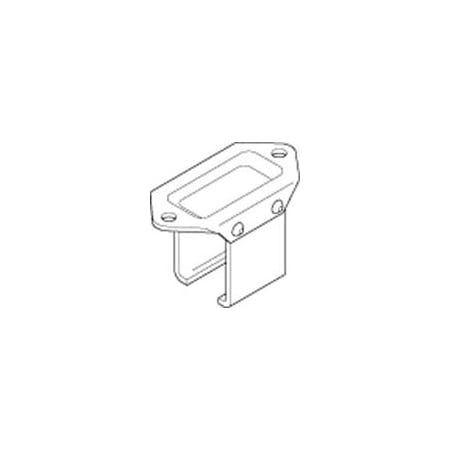 Hafele Straightaway Steel Open Bracket for Soffit Mounting of Upper Guide Channel Steel