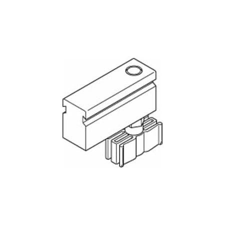 Hafele HAWA Super Lower Guide with Plastic Slider and Suspension Block for 550 Lb. Sliding Glass Door N/A