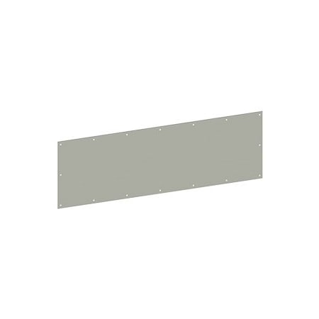 Hager 34 Inch by 8 Inch Entry Door Kick Plate Satin Stainless