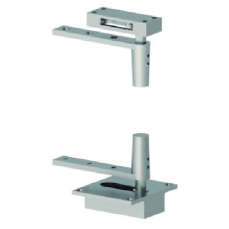 Hager Commercial Grade Full Mortise Pivot Hinge for 150 lb. Doors Satin Chrome
