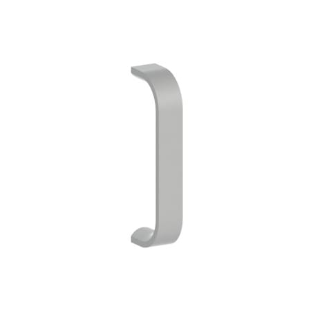 Hager 12" Center to Center Modified Half Round Wrought Door Pull from the Pulls Collection Polished Chrome