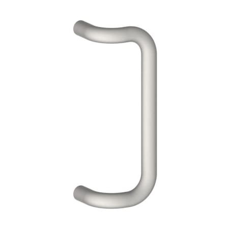Hager 6" Center to Center 3/4" Round Offset Door Pull from the Pulls Collection Polished Stainless