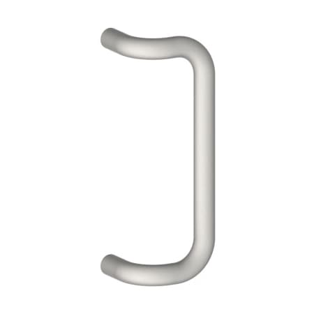 Hager 8" Center to Center 3/4" Round Offset Door Pull from the Pulls Collection Polished Brass