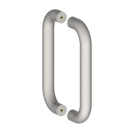 Hager 12" Center to Center 1" Round Wrought Back to Back Door Pull Set from the Pulls Collection Antique Bronze