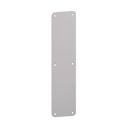 Hager 6" x 16" 1/2" Radius Corner Push Plate .125" Thick from the Push Plates Collection Polished Chrome