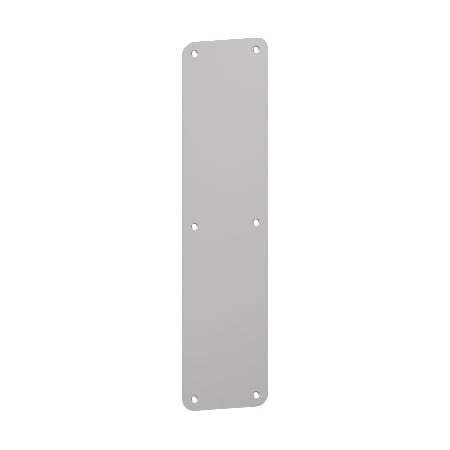 Hager 4" x 16" 1/2" Radius Corner Push Plate .062" Thick from the Push Plates Collection Antique Bronze
