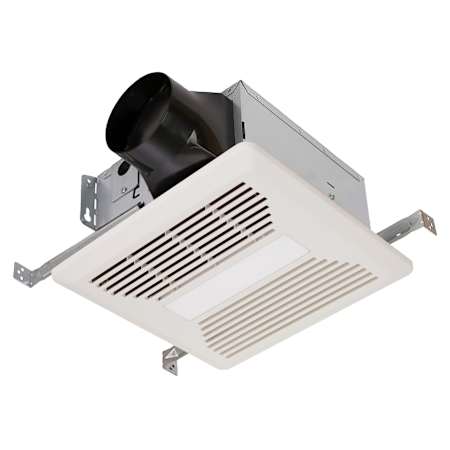 Haier 80 CFM 0.7 Sone Ceiling Mounted Exhaust Fan with LED Lighting White