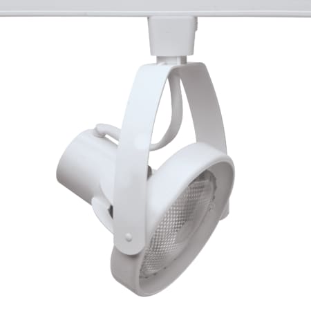 Halo 8" Tall Front Loading Gimbal Track Head for Halo and Lazer-by-Halo Track Systems Satin White