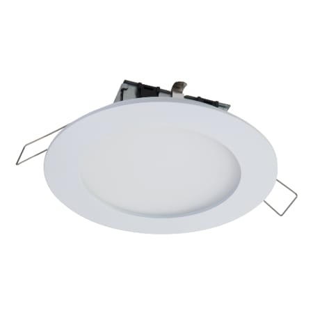 Halo 4" LED Open Recessed Trim Canless Recessed Fixture with Direct Mounting Spring Clips Hardware - 90CRI / 4000K White