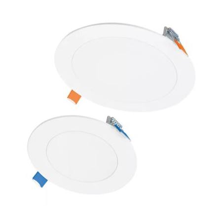 Halo HLB Slim Smooth-Lens Canless LED Downlights Matte White