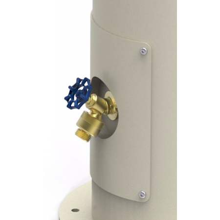 Halsey Taylor Hose Bib for Tubular Fountains with Spigot Powder Coat Beige