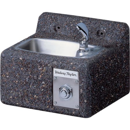 Halsey Taylor Sierra Stone 9" Wall Mounted Outdoor Rated Drinking Fountain Stone Aggregate