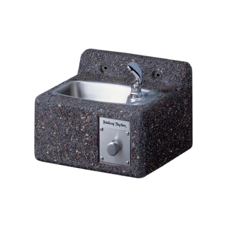 Halsey Taylor Sierra Stone 9" Wall Mounted Outdoor Rated Drinking Fountain Stone Aggregate