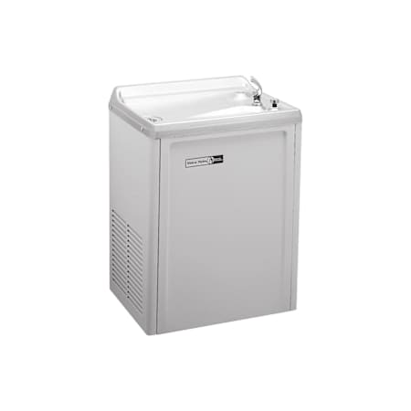 Halsey Taylor Wall Mounted 8 (GPH) Indoor Rated Water Cooler - Glass Filler Prepped Platinum Vinyl