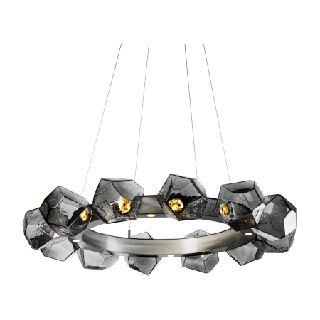 Hammerton Studio Gem 36" Wide 16 Light Hand Blown Glass LED Radial Ring Chandelier Configure Below