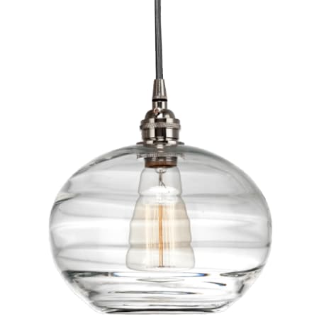 Optic Clear Glass with Metallic Beige Silver Finish