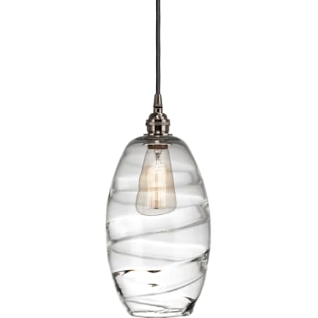 Hammerton Studio Ellisse 6" Wide Wide Artisan Crafted Optic Glass Pendant Configure Below