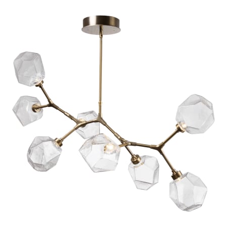 Hammerton Studio 40 Inch Gem 8 Light Modern Branch Heritage Brass