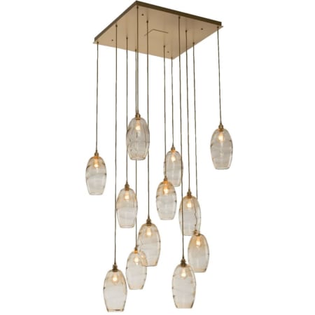 Hammerton Studio Ellisse 34" Wide Artisan Crafted 12 Light Optic Glass Pendant Configure Below
