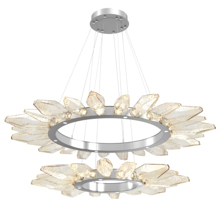 Hammerton Studio Rock Crystal 56" Wide LED Ring Chandelier Configure Below