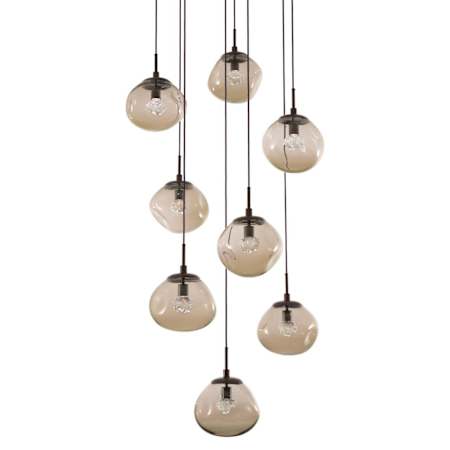 Hammerton Studio Nova 32" Wide 8 Light LED Crystal Multi Light Pendant Configure Below