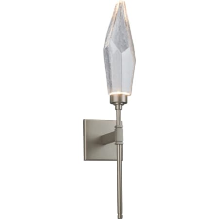 Hammerton Studio Rock Crystal 23" Tall Hand Blown Glass LED Wall Sconce Configure Below