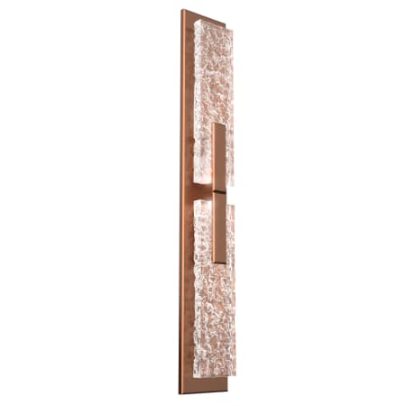 Hammerton Studio Glacier 33" Tall LED Wall Sconce with Glacier Clear Glass Shades Configure Below