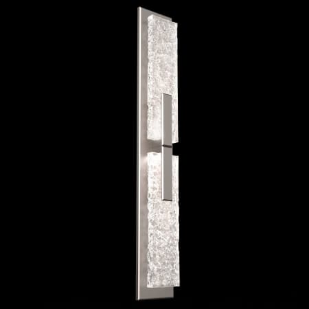 Hammerton Studio Glacier 2 Light 34" Tall LED Wall Sconce - 3000K Beige Silver / Clear
