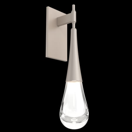 Hammerton Studio Raindrop 21" Tall LED Wall Sconce - 3000K Beige Silver / Clear