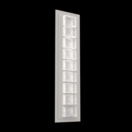 Hammerton Studio Tessera 28" Tall LED Wall Sconce - 3000K Beige Silver / Pave Glass