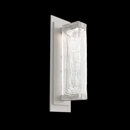 Hammerton Studio Tabulo 18" Tall LED Wall Sconce - 3000K Beige Silver / Linea Glass