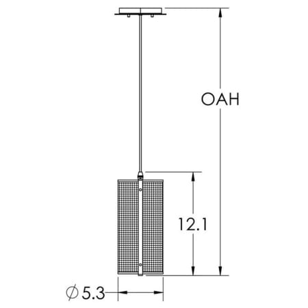 Hammerton Studio Uptown Mesh 5" Wide Cord Hung Cage Mini Single Pendant - Medium (E26) with Frosted Glass Inner and Finished to Match Metal Outer Shade Flat Bronze
