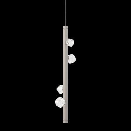 Hammerton Studio Stella 4 Light 9" Wide LED Abstract Mini Pendant - 3000K Beige Silver / Clear