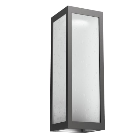 Hammerton Studio Single Box 18" Tall LED Outdoor Wall Sconce with Frosted Seedy Glass Shade Configure Below
