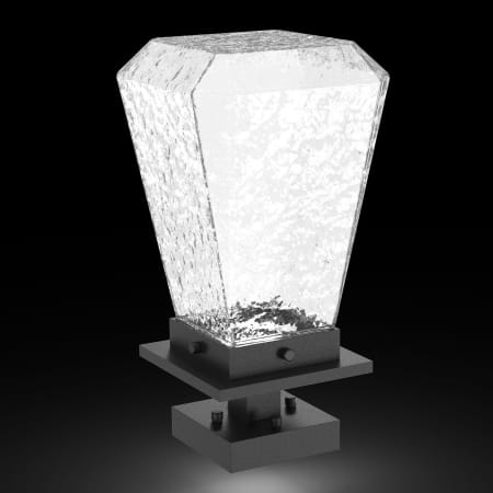 Hammerton Studio Outdoor Chilled Glass 13" Tall Post Light Configure Below