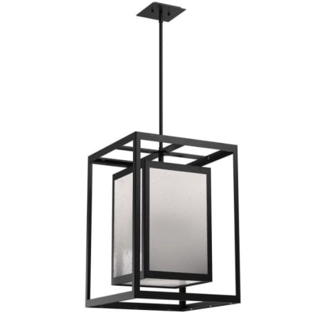 Hammerton Studio 16" Wide Double Box Outdoor Pendant Textured Black
