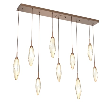 Hammerton Studio Rock Crystal 64" Wide LED Linear Pendant Configure Below