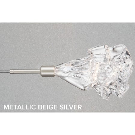 Metallic Beige Silver